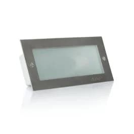 Candeeiro de de embutir inox sem grelha Aslo