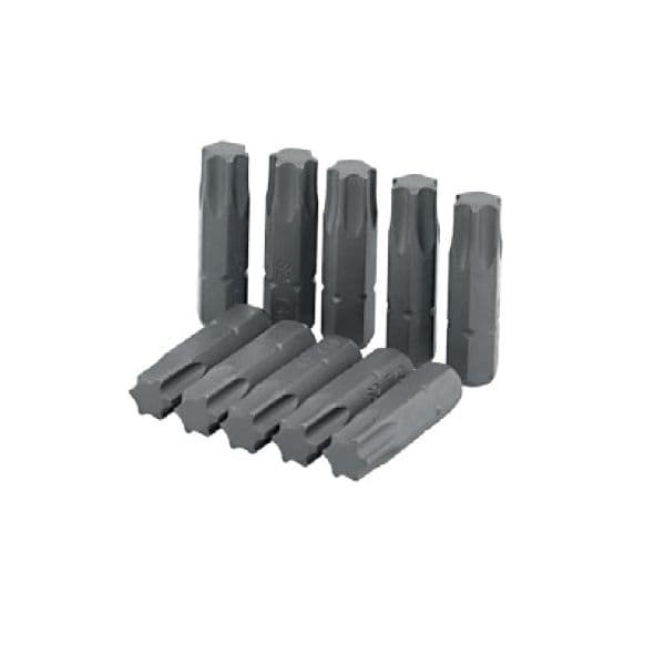Vito Conjunto de 10 Bits 1/4" x25mm S2 Torx Inv T25 - VIBTI25