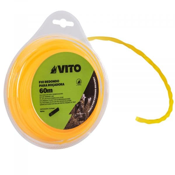 Vito Fio Torcido P/ Roçadora 1,3mm 15m - VIFRT1315