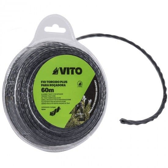 Vito Fio Torcido Plus para Roçadora 3.00 mm 15 M - VIFRTP3015