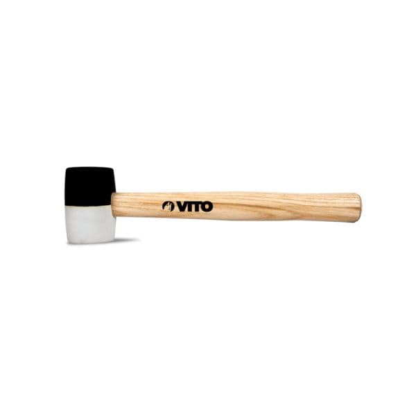 Vito Maço com Borracha Branca-preta 450G - VIMBBP450