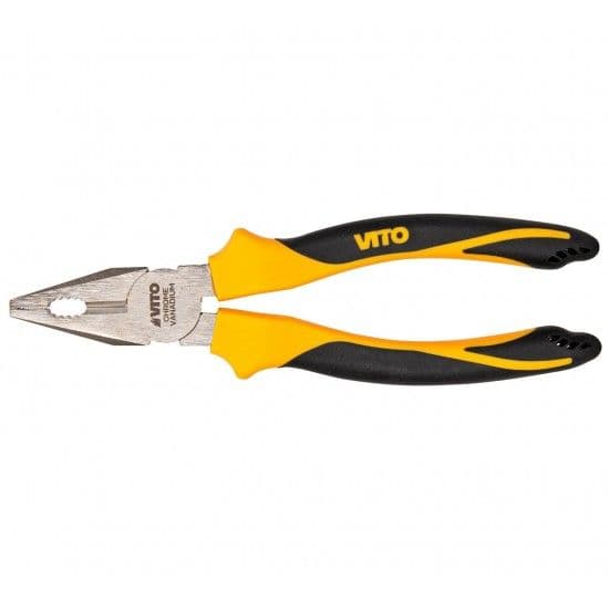 Vito Alicate Universal 175mm em Aço Cromo Vanádio com Punho Ergonómico
