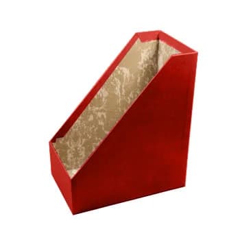 Porta Revistas Cartão 30x25x15.5cm Vermelho - 1704104