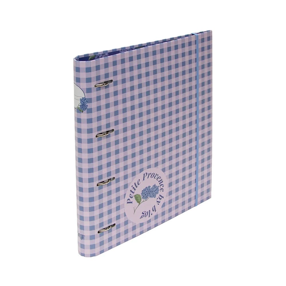 Dossier A4 PROVENCE Vichy Rose c/Recarga Pautado + Separador (1 Uni.)