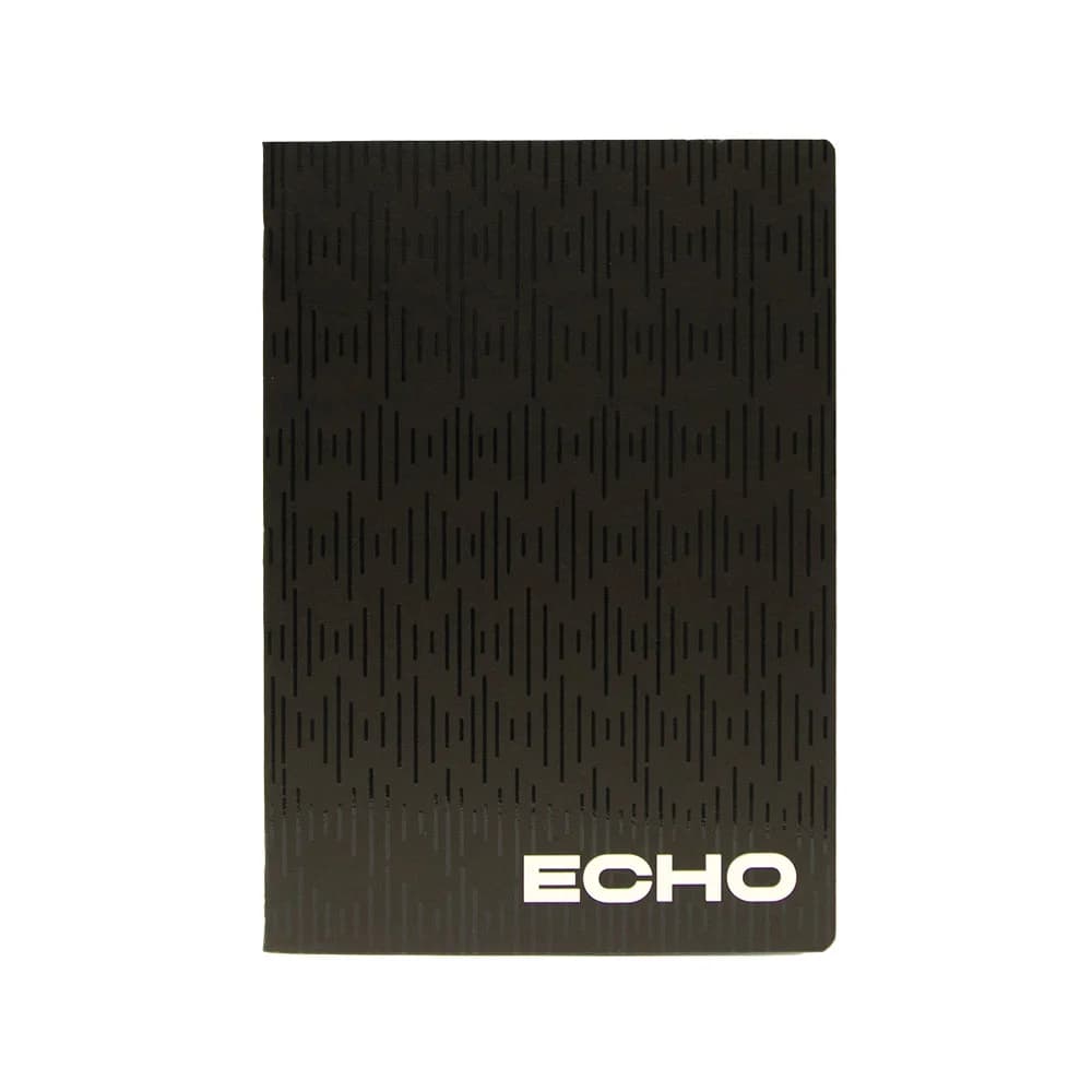 Caderno Agrafado A4 Quadriculado ECHO Preto 48Fls 1un (1 Uni.)