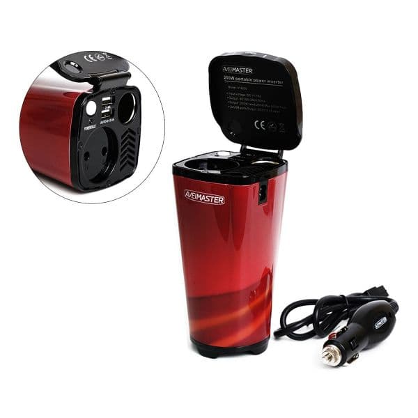Inversor Portátil ProFTC 11V-15V para 220V-240V 200W USB