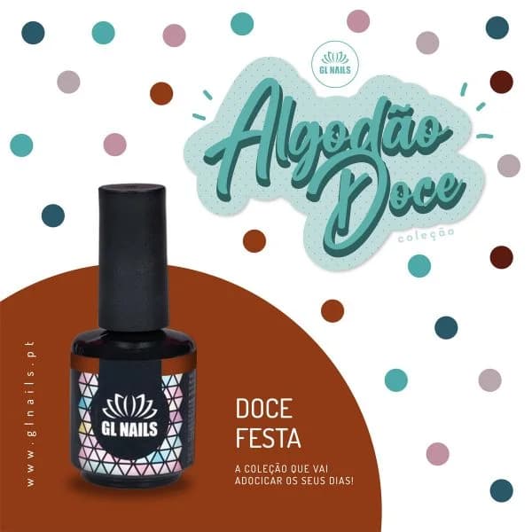 Gl Nails Verniz Gel Doce Festa
