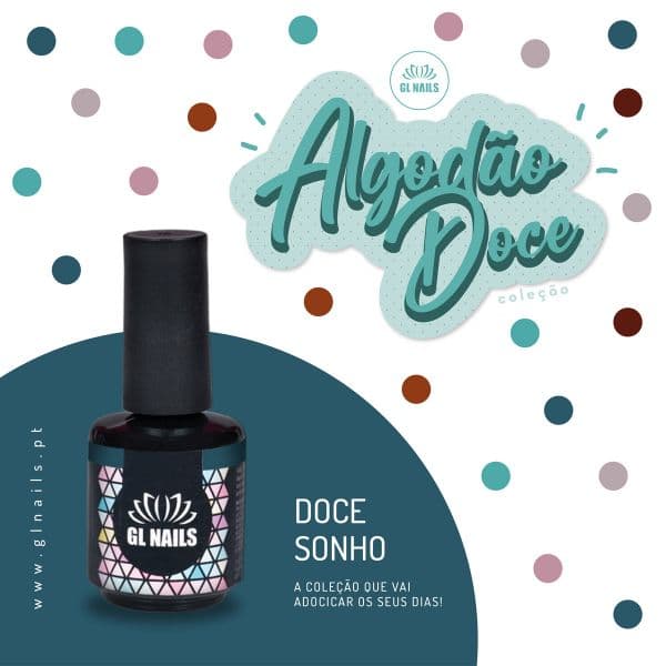 Gl Nails Verniz Gel Doce Sonho