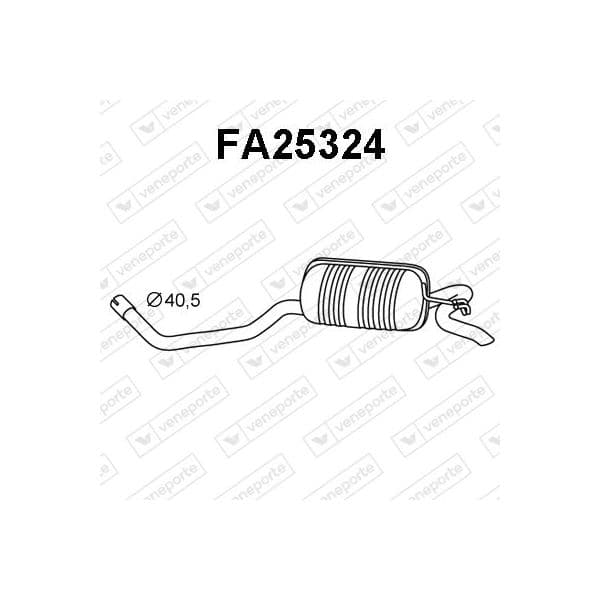 Veneporte Panela de Escape Traseira - FA25324