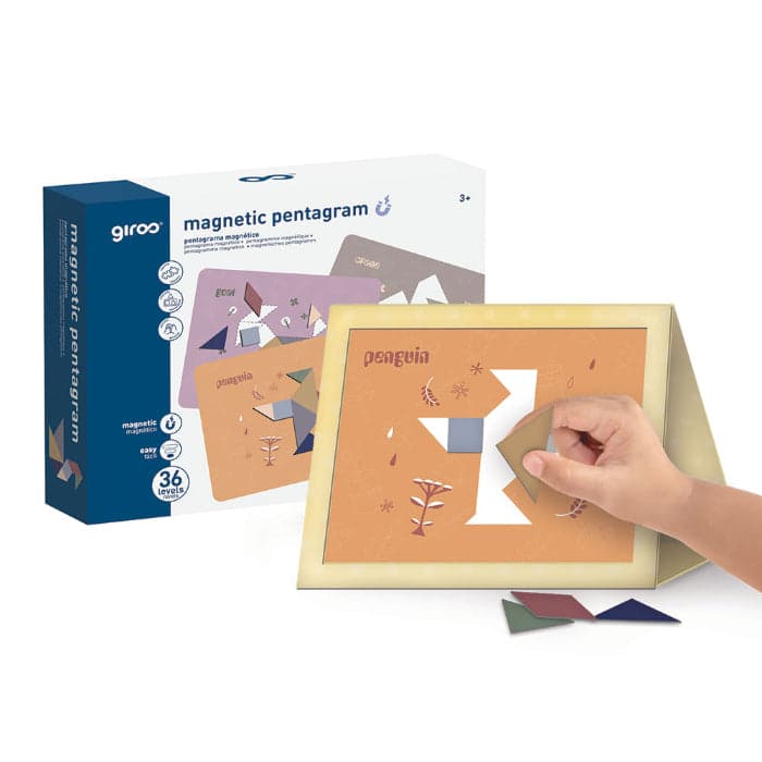 Giros Play Jogo Magnético 36 Pcs Pentagrama - G154258