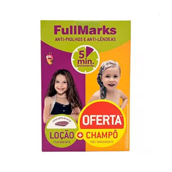 Fullmarks Anti-Piolhos e Anti-Lêndeas Pack Loção 100ml + Shampoo Pós-Tratamento 150ml