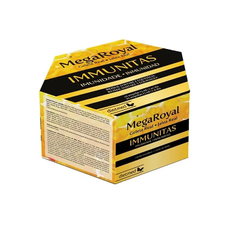 Dietmed Mega Royal Immunitas 20 Ampolas