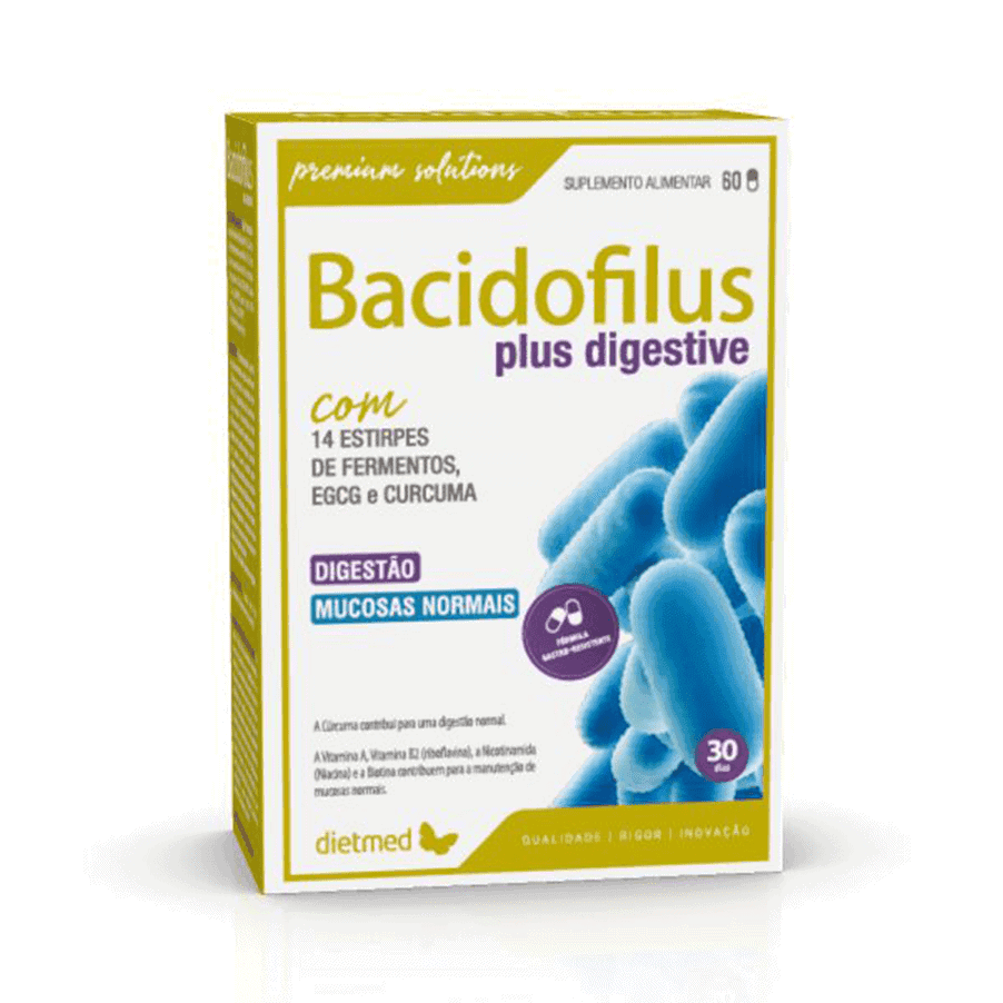 Bacidofilus Plus Digestive 60 Cápsulas Dietmed