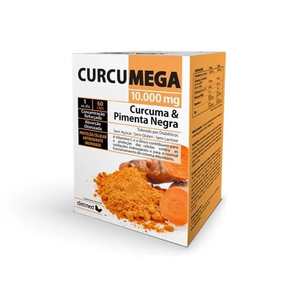 Curcumega Max 10000mg - 60 Comprimidos - Dietmed