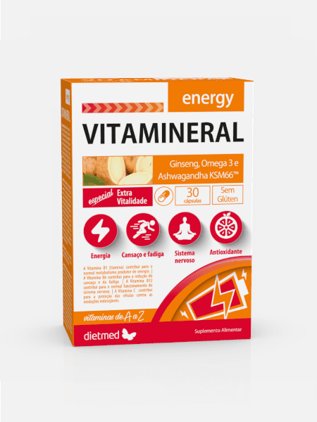 Dietmed Vitamineral Energy 30 Cápsulas