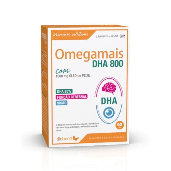 Dietmed Omegamais DHA 800 60 Cápsulas