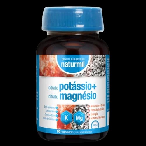 Citrato de Potássio + Citrato de Magnésio | 90 comprimidos – Naturmil