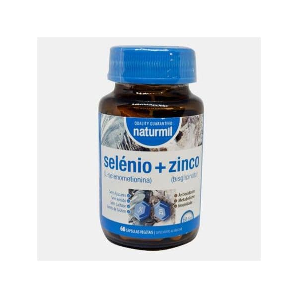 Naturmil Selénio + Zinco 60 Cápsulas