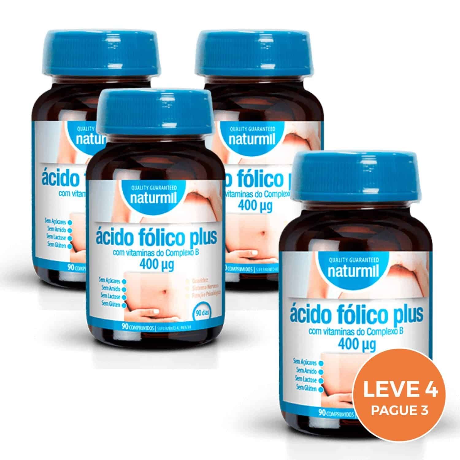 Naturmil Ácido Fólico Plus 90 Comprimidos