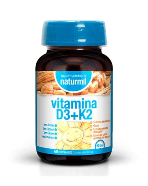 Naturmil Vitamina D3 + K2 60 Comprimidos