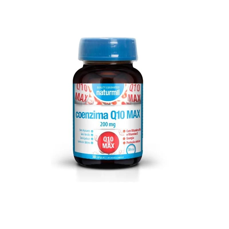 Naturmil Co-Enzima Q10 Max 200mg 30 Cápsulas