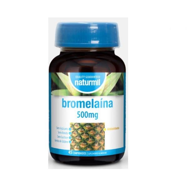 Naturmil Bromelaina 500mg 45 Comprimidos