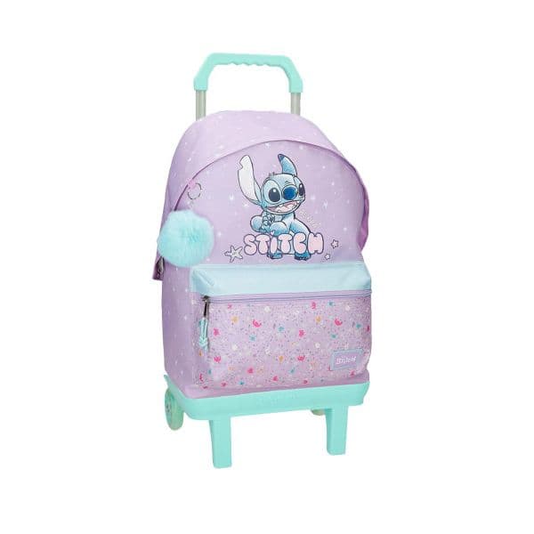 Joumma Bags Mochila Escolar com Trolley 44cm Lovely Stitch
