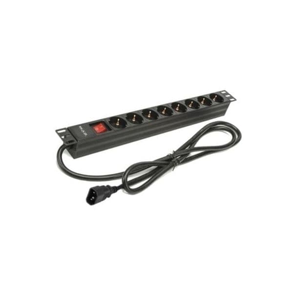 Phasak BNS 3535 Tira com Interruptor 8 Tomadas 2m Preto