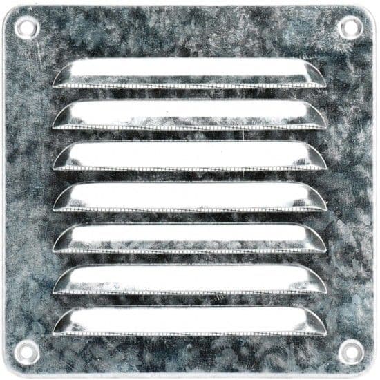 Grelha ventiladora galvanizada com rede GVR-G 155x155mm refª 009.0079 MACFER