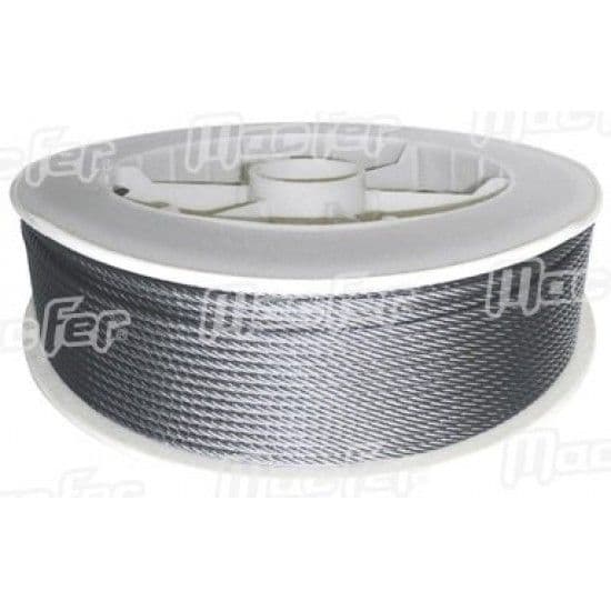 Cabo aço galv. Revestido WRG-REV 6x7+FC ¾mm 150m refª 018.0004 MACFER