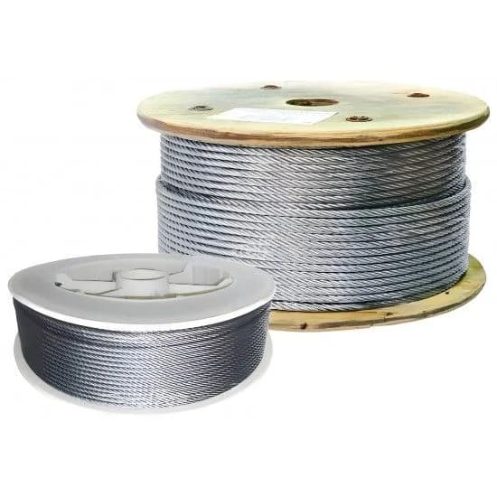 Cabo aço galv. WRG 6x7+FC 2,0mm 250m refª 018.0025 MACFER - 018.0025-C - Ferramentaspro.pt