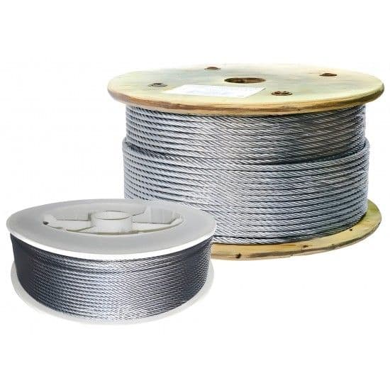 Cabo aço galvanizado WRG 6x7+F 3,0mm 250m ref. 018.0027 MACFER