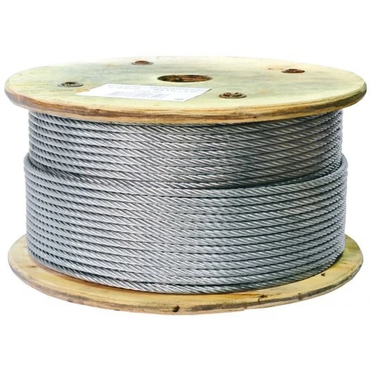 Cabo aço galv 8mm WRG 6x19+FC 100m - 018.0031-C - Ferramentaspro.pt