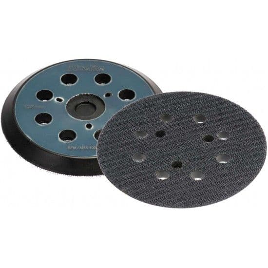 Prato velcro para lixadora PLV-MKT 125mm 8 furos refª 033.0037 MACFER