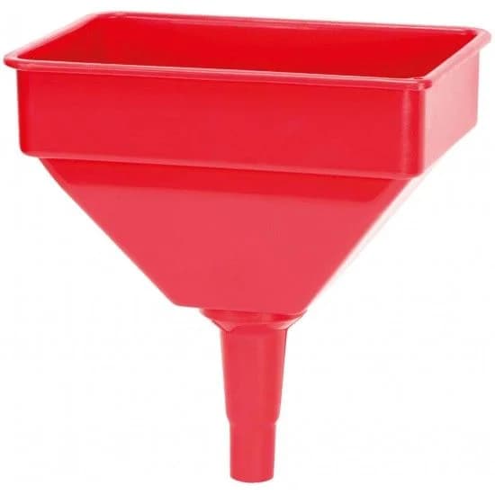 Funil plástico retangular com filtro 230x190x280mm [042.0030] MacFer - 042.0030 - Ferramentaspro.pt
