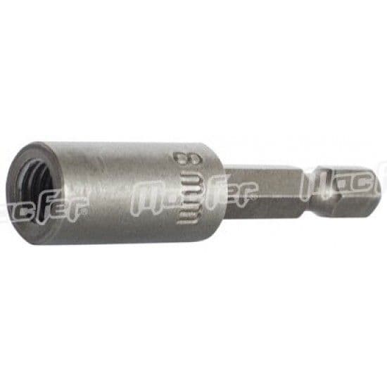 Adaptador p/ varão roscado MacFer TRS ¼" 8mm refª 048.0057 MACFER