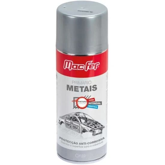 Primário p/ metais MacFer SPA-PMT 400ml cinza refª 058.0059 MACFER - 058.0059 - Ferramentaspro.pt