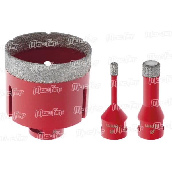 MacFer Craniana Diamantada com Rosca Vb-gresdry - 32mm