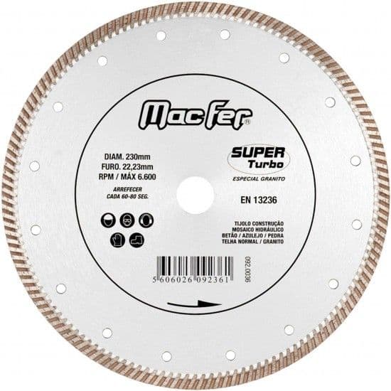 MACFER Disco Diam. Super Turbo 125mm - 092.0032