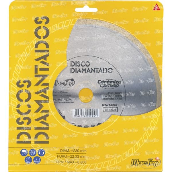 Macfer Disco Diam. Cerâmica Contínuo 200mm - 092.0046