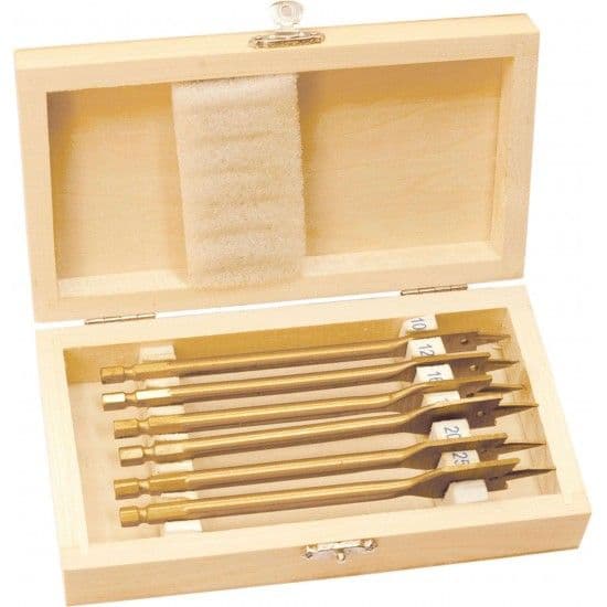 Macfer Jg. Brocas de Pua Tin JBP3B 10~25mm 6pçs - 098.0041