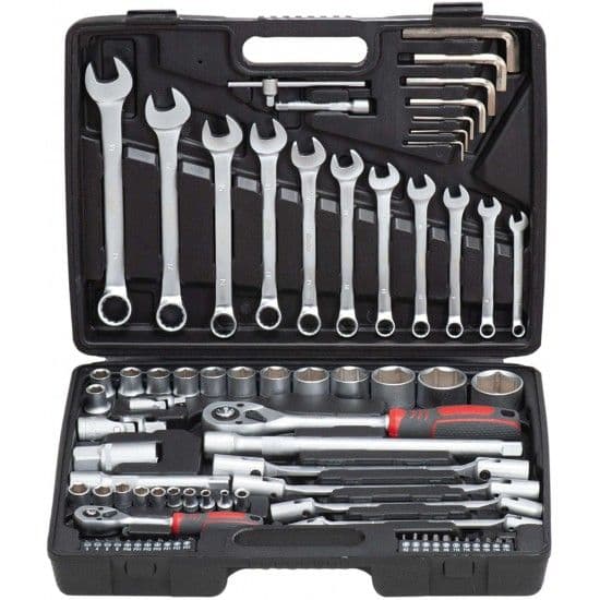 Jg. ch. cx. Cr-V MacFer TK-4077 ¼" & ½ 77pçs refª 105.0006 MACFER