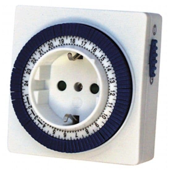 Relógio temporizador analógico MacFer TG-9 16A refª 113.0021 MACFER