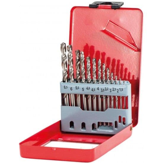 Macfer Jg. Brocas Cil. HSS-M2-013 1,5~6,5mm 13pçs - 117.0088