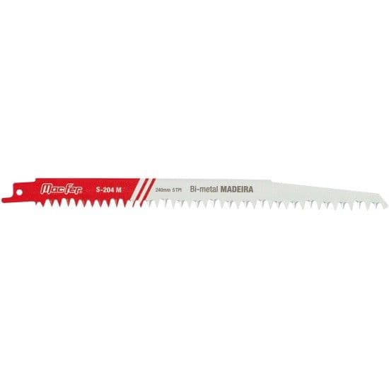 Macfer Lâmina Sabre Bimetal S-204M 240mm (5pçs)