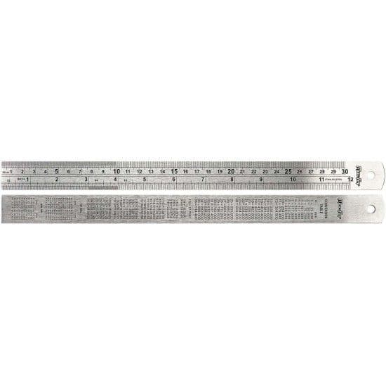Escala c/ conversão inox MacFer EMC-I   500x30x1,2mm refª 139.0002 MACFER