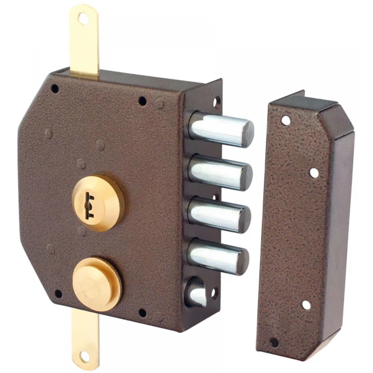 Fechadura pregar á face 2 trancas MacFer DH7088 Dta refª 140.0010 MACFER - 140.0010 - Ferramentaspro.pt
