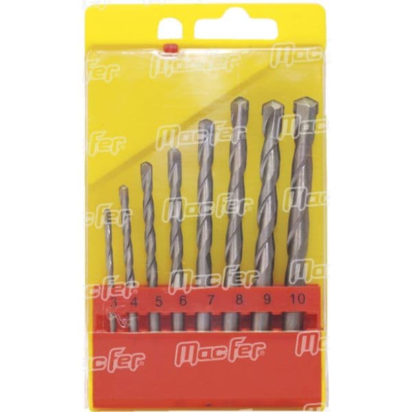 Macfer Jg. Brocas P/ Betão B2000-08 3~10mm 8pçs - 169.0042