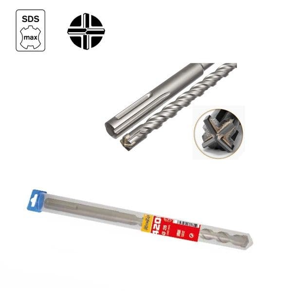 Macfer Broca Ponta Diamante Max 4 Cortes 4200 25x370mm - 172.0065