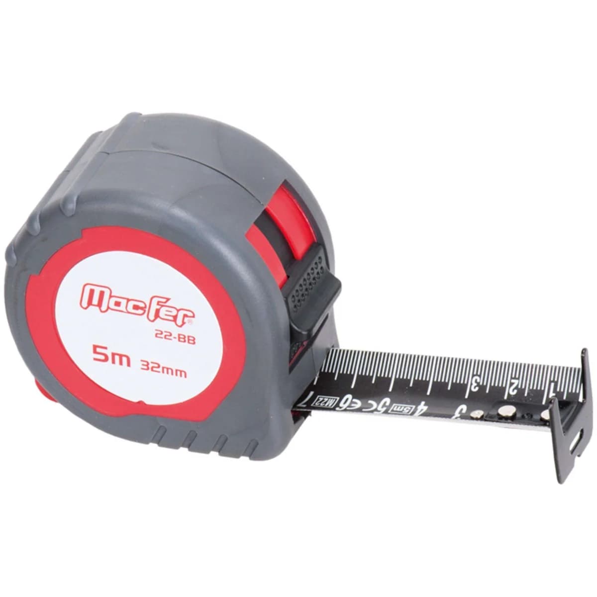 Fita métrica 5m 32mm 22-BB-5032 refª 185.0008 MACFER - 185.0008 - Ferramentaspro.pt